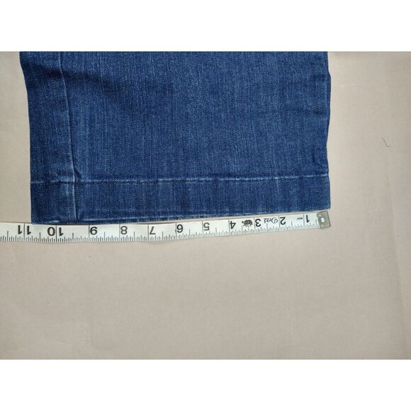 LL Bean Classic Straight Fit Jeans Womens 24W Stretch Waist - Picture 5 of 10